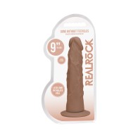 Dildo Realista RealRock de 9 in. con Ventosa - Beige