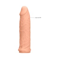 RealRock Realistic Penis Sleeve Extender Beige 6 in.