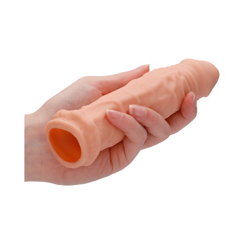 Extensor de Pene Realista RealRock Beige de 6 in.