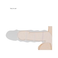 RealRock Realistic Penis Sleeve Extender Beige 6 in.