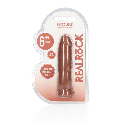 Extensor de Pene Realista Beige 6 in. RealRock