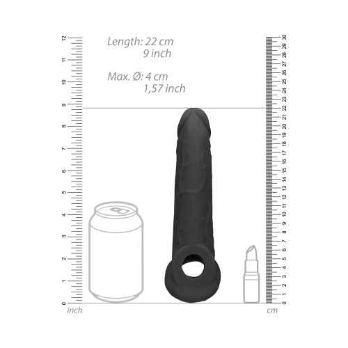 RealRock 9 in. Realistic Penis Sleeve Extender