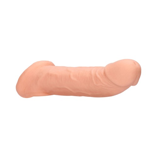 RealRock 9 inch Realistic Penis Sleeve Extender Beige