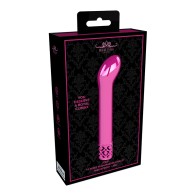 Royal Gems Jewel Curved Bullet Vibrator Pink