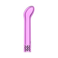 Royal Gems Jewel Curved Bullet Vibrator Pink