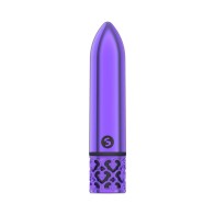 Vibrador Bullet Recargable ABS Glamour Royal Gems Púrpura