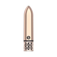 Royal Gems Glamour Rechargeable Bullet Vibrator Rose Gold