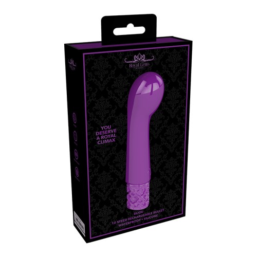 Vibrador de Bulbo de Silicona Royal Gems Bijou para Placer Intenso