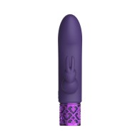 Royal Gems Dazzling Rechargeable Silicone Miniature Rabbit Vibrator