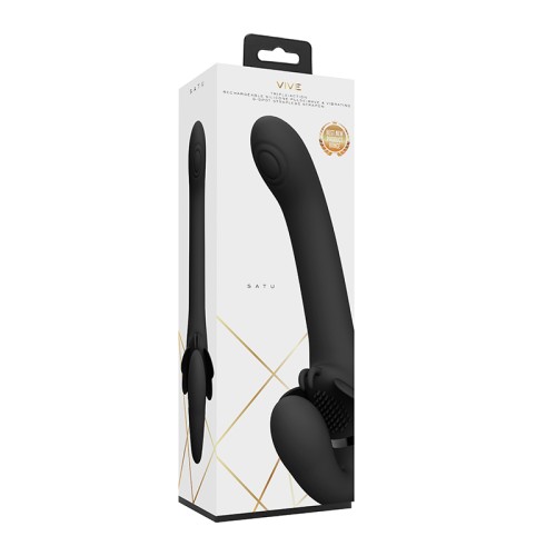 VIVE SATU Vibrating Strapless Strap-On