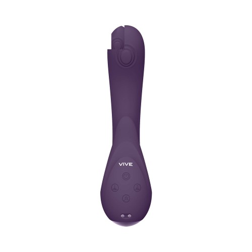 Vibrador G-Spot Recargable VIVE MIKI Púrpura