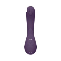 Vibrador G-Spot Recargable VIVE MIKI Púrpura