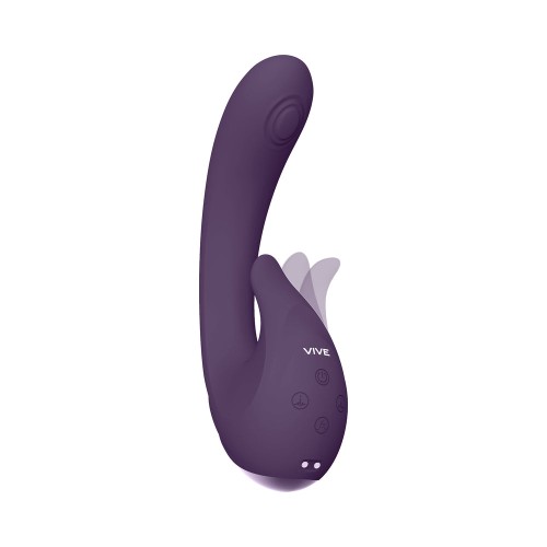 Vibrador G-Spot Recargable VIVE MIKI Púrpura