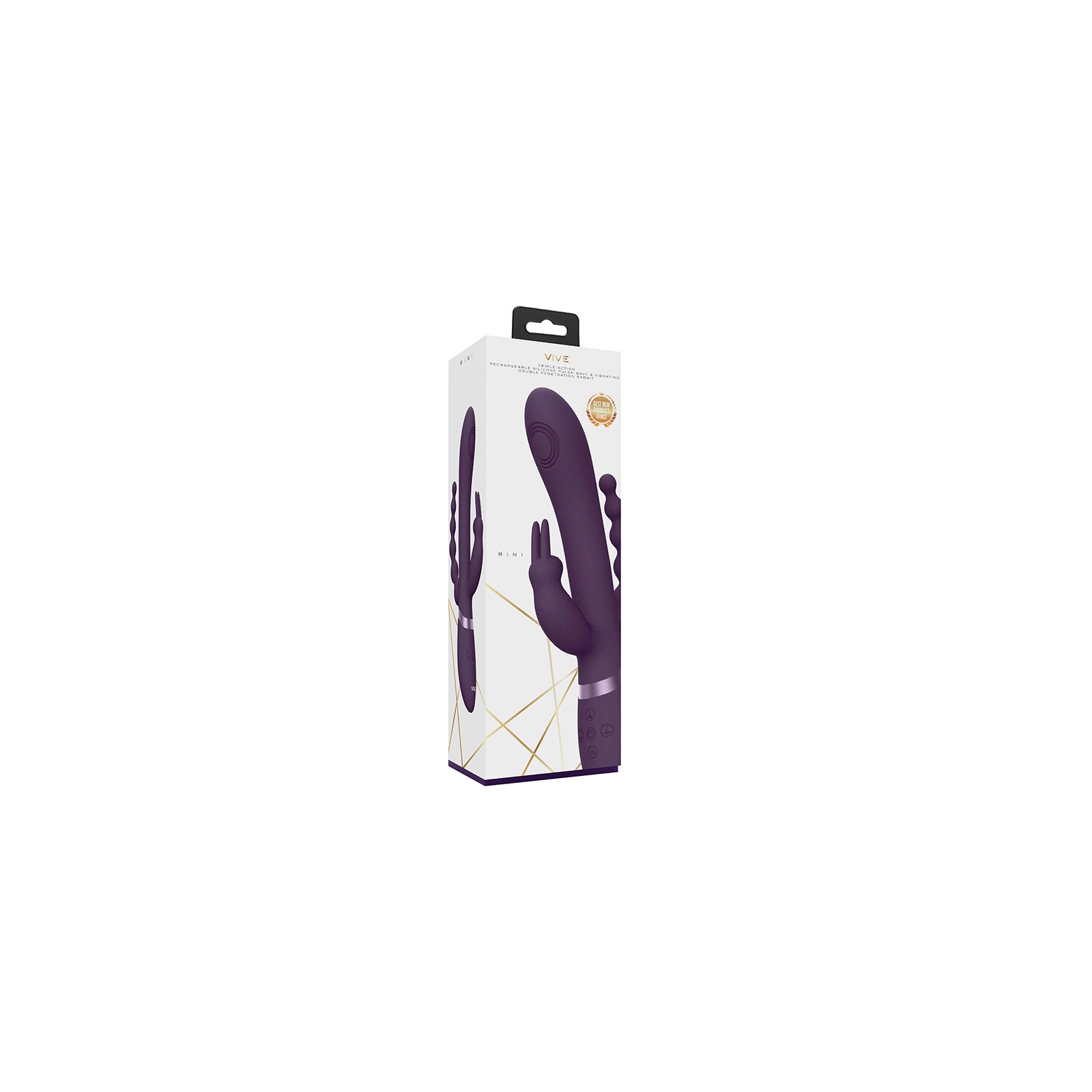 VIBE RINI Conejo Vibrador Triple Motor y Batería Recargable