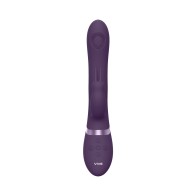 VIVE RINI Triple Motor Rabbit Vibrator with Rechargeable Battery