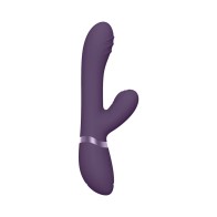 VIVE TANI Vibrador Recargable Doble Estimulador con Movimiento de Dedo