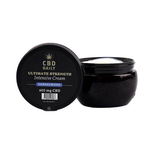 Crema CBD Sandalwood Earthly Body 5 oz.