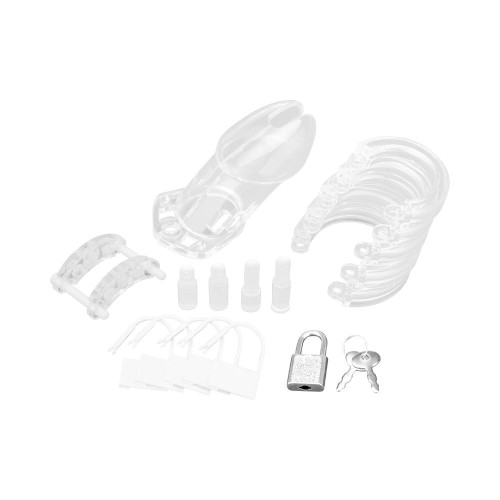 Clear Acrylic Chastity Cock Cage for Comfort and Control