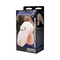 Blue Line Silicone Chastity Cock Cage