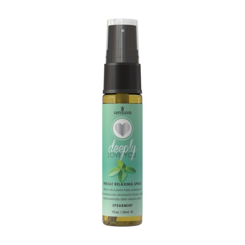 Sensuva Deeply Love You Throat Relaxing Spray Spearmint - Ultimate Oral Companion