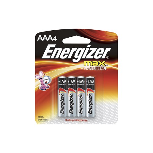 Baterías AAA Energizer Paquete de 4 USA