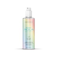 Lubricante a Base de Agua Wicked Simply Aqua - Edición Especial 4 oz.