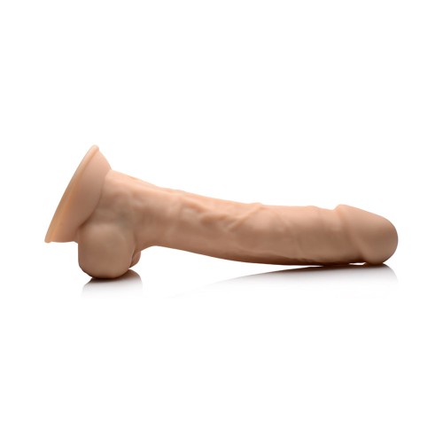 Dildo Recargable Curve Toys FLESHSTIXXX Beige 8 in.