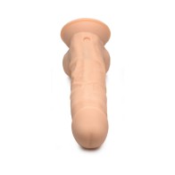 Dildo Recargable Curve Toys FLESHSTIXXX Beige 8 in.