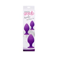 Gossip Swirlies Set de Entrenamiento de Tapones Anales