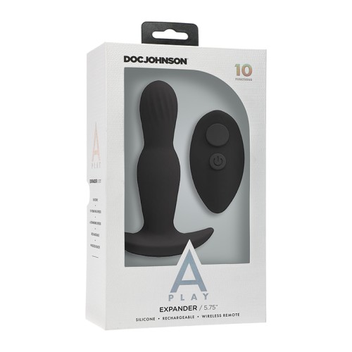 Plug Anal Silicona Recargable A-Play EXPANDER con Control Remoto