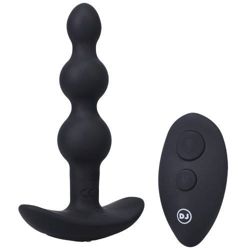 A-Play BEADED VIBE Rechargeable Anal Plug with Remote for Ultimate Pleasure