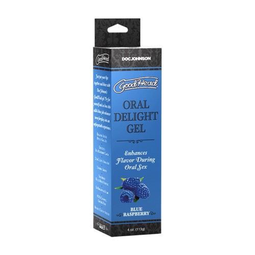 GoodHead Gel de Delicia Oral Frambuesa Azul 4 oz.