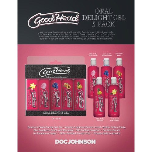 GoodHead Oral Delight Gel Cotton Candy