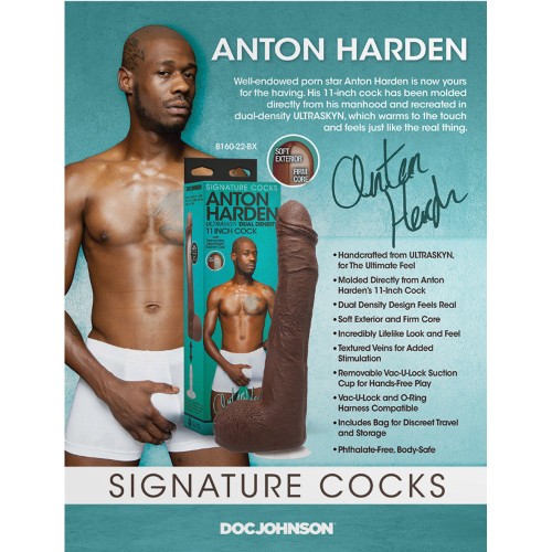 Signature Cocks Anton Harden ULTRASKYN Cock for Lifelike Pleasure