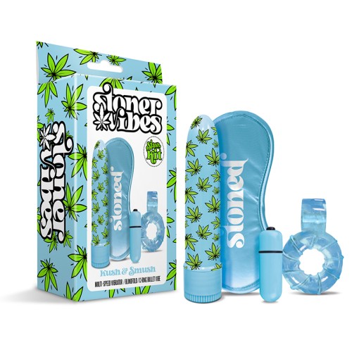 Stoner Vibes Kit de Almacenamiento Kush and Smush - Conjunto de Placer Definitivo