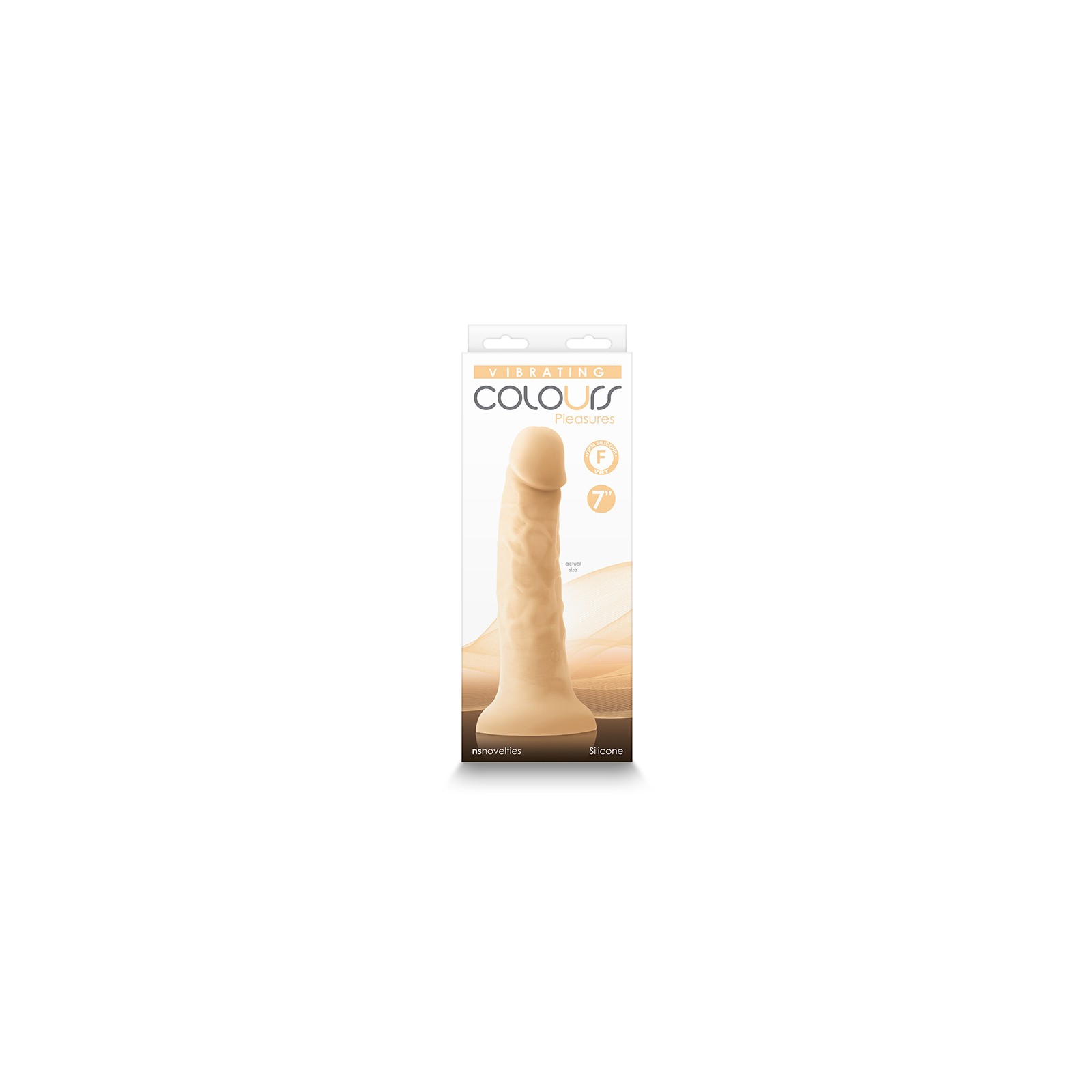 Colours Pleasures Dildo Vibrante de 7" para Sensaciones Poderosas