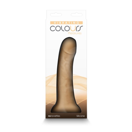 Colours Pleasures Dildo Vibrante de 7" para Sensaciones Poderosas