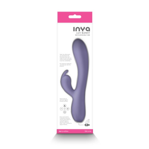 Vibrador Recargable INYA Luv Bunny Púrpura