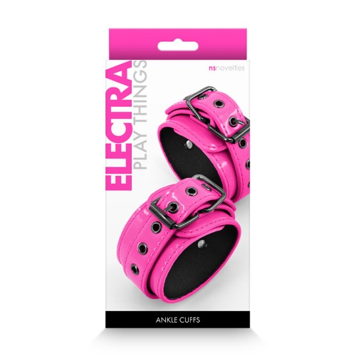 Electra Ankle Cuffs Pink for Sensual Play