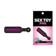 Kinky Paddle Sex Toy Lapel Pin