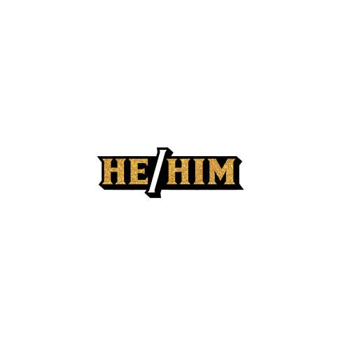 Pronoun He/Him Soft Enamel Pin