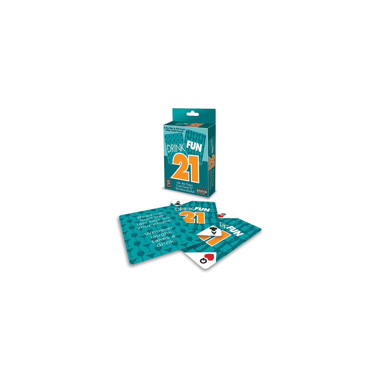 Juego de Cartas Drink Fun 21 - Juego de Fiesta Divertido