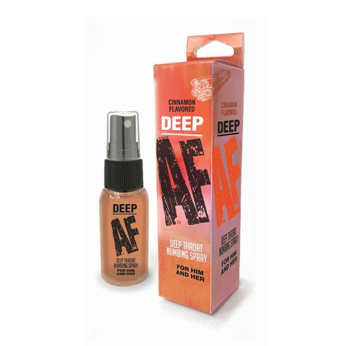 Deep AF Cinnamon Flavored Numbing Spray - For Pleasure