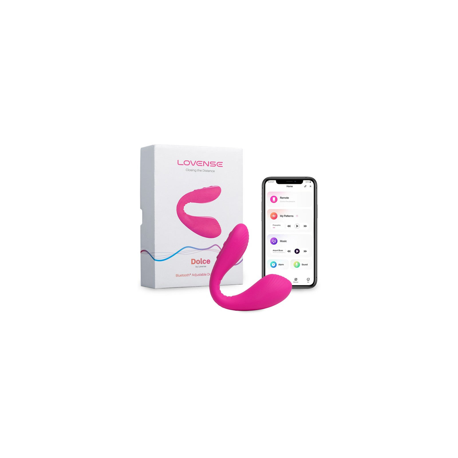 Vibrador Doble Ajustable Lovense Dolce Bluetooth