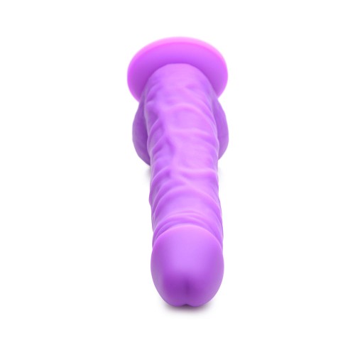 Curve Toys Lollicock 7 in Silicone Dildo with Balls & Suction Cup