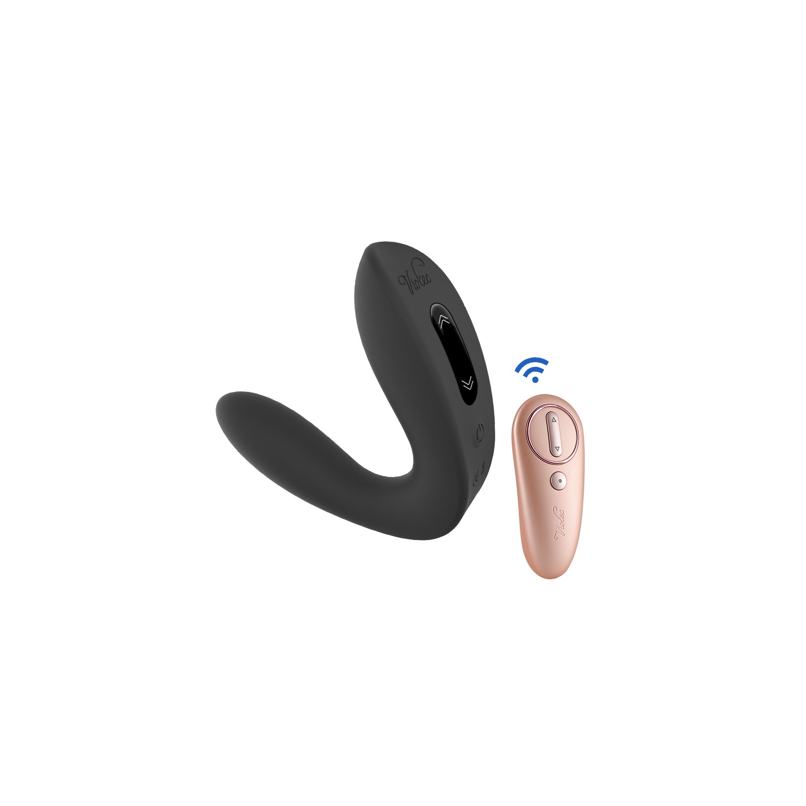 Hercules Remote C-Shape Vibrating Plug Black