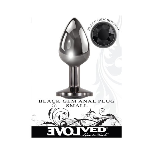 Tapon Anal Pequeño Evolved Black Gem