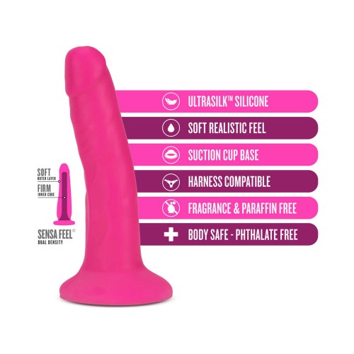 Neo Elite 6 in. Dual Density Dildo - Authentic Feel