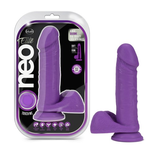 Dildo de Silicona de Densidad Dual Neo Elite de 8 in.