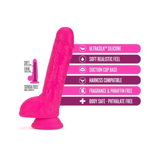 Dildo de Doble Densidad Neo Elite de 9 Pulgadas con Bolas